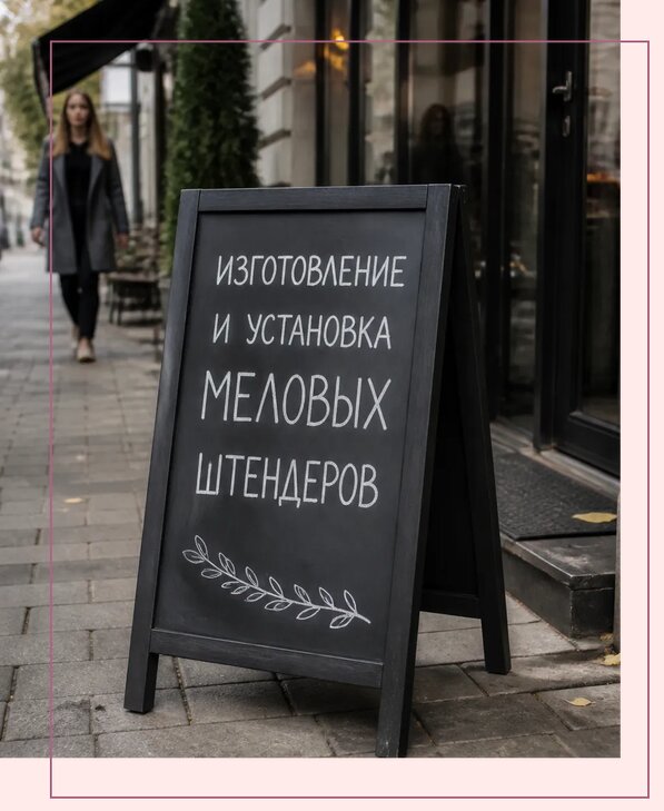 Меловые штендеры в Брянске по цене от 6988 р. | Аванза-Бнк